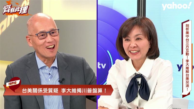 李大維與王時齊對談。(圖/YahooTV《齊有此理》節目提供)