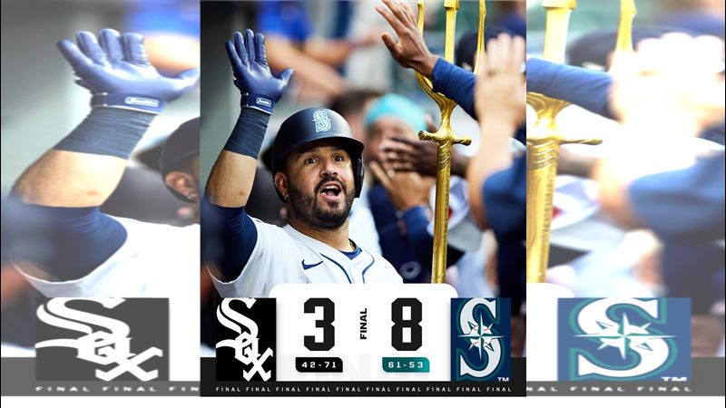 蘇瓦瑞茲(Eugenio Suarez)敲出重返水手首轟。(圖/翻攝自MLB推特)