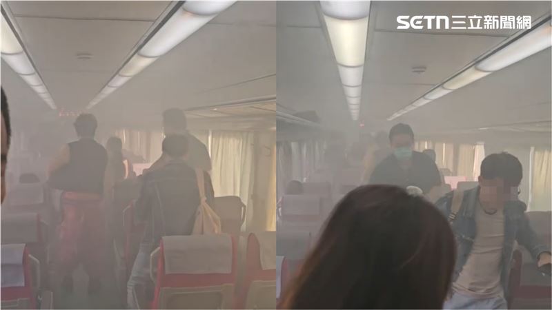 今(6)日台鐵125次自強號有乘客行動電源自燃造成火警。(圖/Threads @p9690110 網友授權提供)