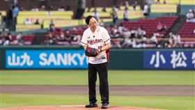 張善政,日本,開球,台日韓棒球交流賽（圖／桃園市政府提供）