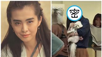 野生王祖賢抱愛犬穿拖鞋買菜　一亮點超潮