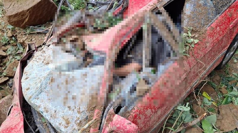 落石砸車2死…他妻事發前叮囑1事卻迎憾事