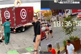 報復？大陸貨車撞進奶茶店　造成多人死傷（圖／翻攝微博）