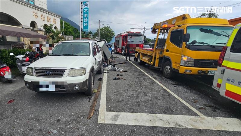 花蓮縣秀林鄉昨天（6日）下午，發生一起駭人死亡車禍。（圖／翻攝畫面）