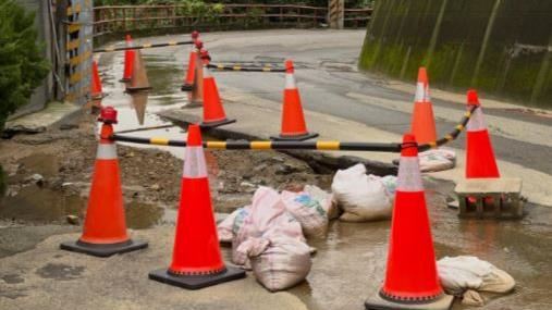 豪雨害道路塌陷報災　中市1公文惹怒居民