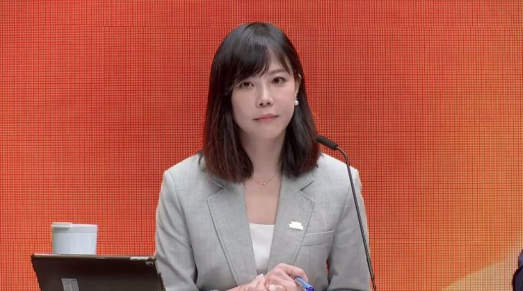 行政院發言人李慧芝今（7）日主持院會後記者會。（圖／翻攝畫面）