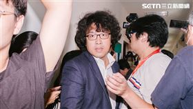 ▲沈伯洋 外交國防委員會機密會議（圖／記者楊士誼攝影）