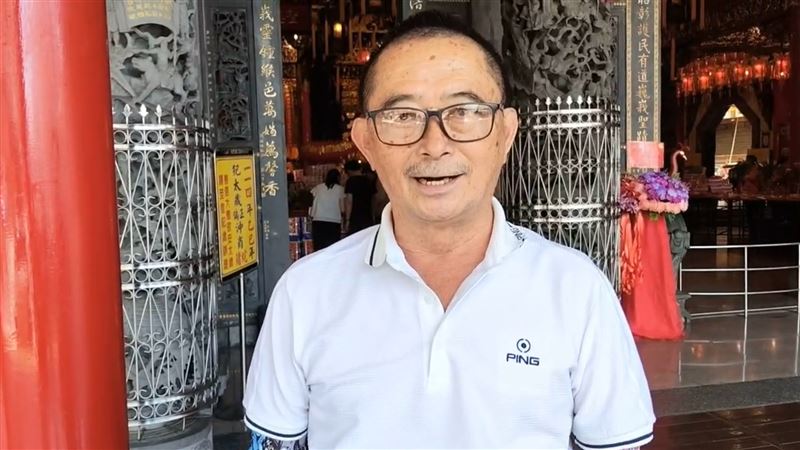 民俗專家陳振甫表示，浩克開光影片，成功替業者達到廣告效果。（圖／記者朱俊傑攝影）