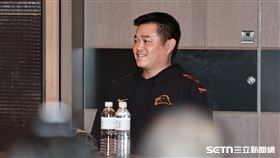 ▲統一獅內野手胡金龍出席引退記者會。（圖／記者劉彥池攝影）