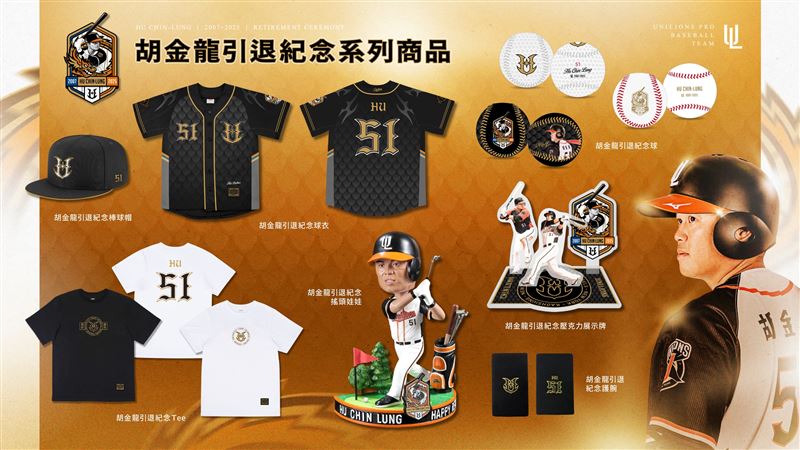 統一獅胡金龍引退賽相關資訊。（圖／統一獅提供）