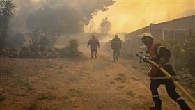 ▲法國遭遇野火肆虐。（圖／美聯社／達志影像）