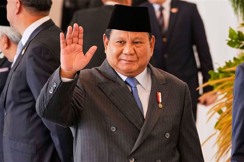 圖為印尼總統普拉伯沃（Prabowo Subianto）。（圖／美聯社／達志影像）