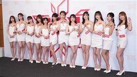 「TRE台北國際成人展」河北彩伽領，率領明里紬、神木麗、miru、伊藤舞雪、七澤米亞、櫻空桃、石川澪、涼森玲夢、宮下玲奈、金松季步及西宮夢。（圖／記者鄭孟晃攝影）