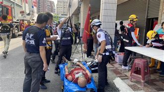 強化應變！警消偕業者舉辦搶救演練