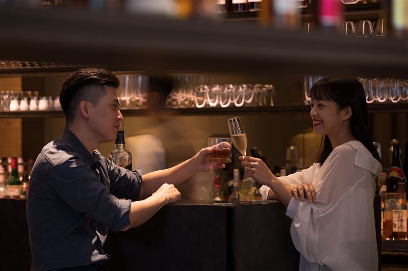 礁溪寒沐酒店「MU BAR」酒吧。(圖/飯店旅宿業者提供)