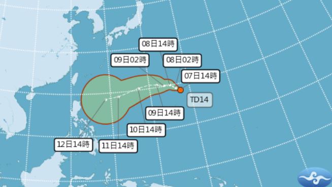 熱帶低壓成颱機率高！未來2天降雨熱區曝