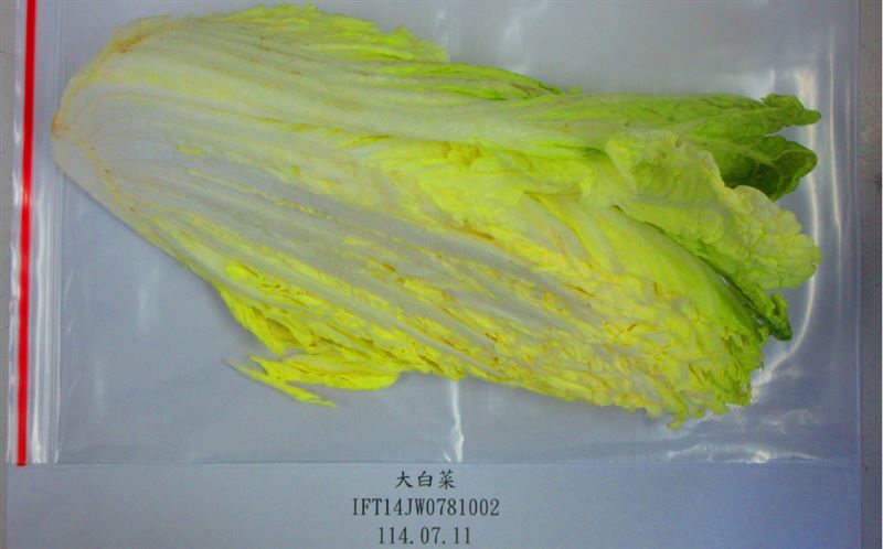 兩家廠商從越南進口的大白菜，農藥殘留量不符台灣食安規定。（圖／翻攝自食藥署）