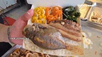 自助餐2菜1魚1肉要200　其他家：有比較貴
