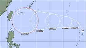 新颱風「楊柳」估24小內生成！日氣象廳曝路徑：直逼台灣（圖／翻攝自日本氣象廳）