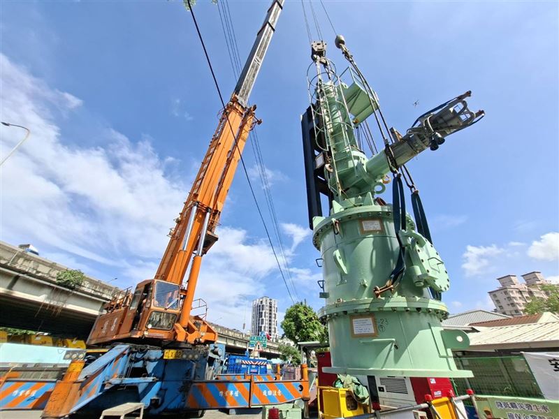不斷水工法在楠梓產業園區啟用。(圖/翻攝畫面)