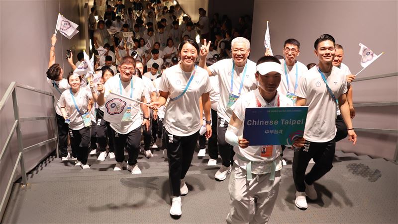 成都世運台灣代表團。(圖/中華奧會提供)