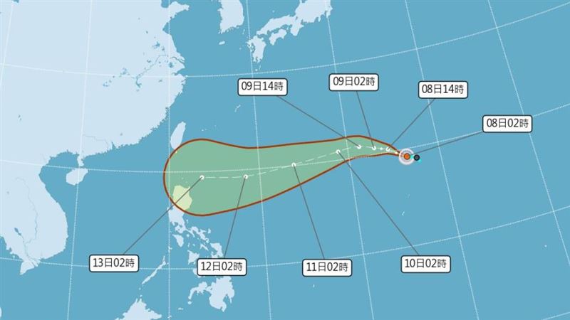 颱風楊柳生成!曝路徑直衝台灣 這天最近