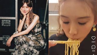 林志玲也愛吃泡麵　暴風式進食吸網搶看