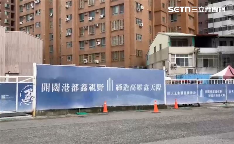 連興建中的工地都成為避難點。（圖／翻攝畫面）