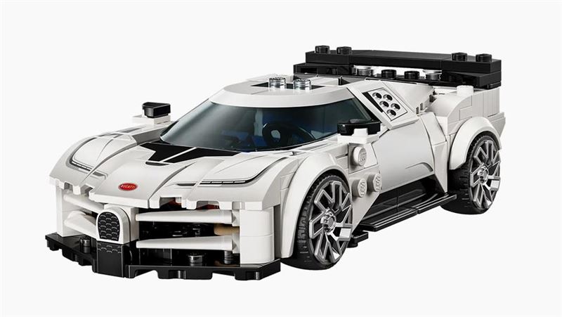 樂高布加迪Centodieci。（翻攝LEGO網站）