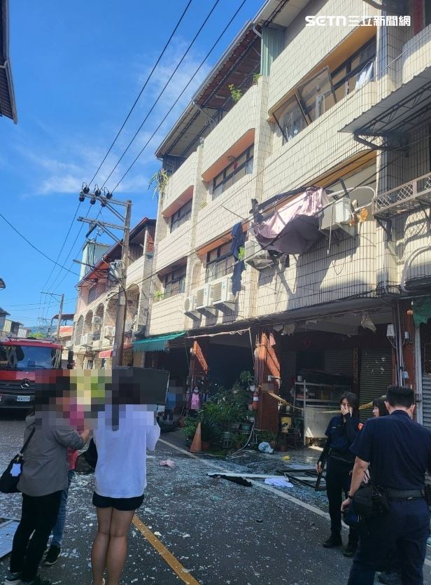 南投埔里鎮發生瓦斯氣爆意外，1名57歲男子重傷命危。（圖／翻攝畫面）