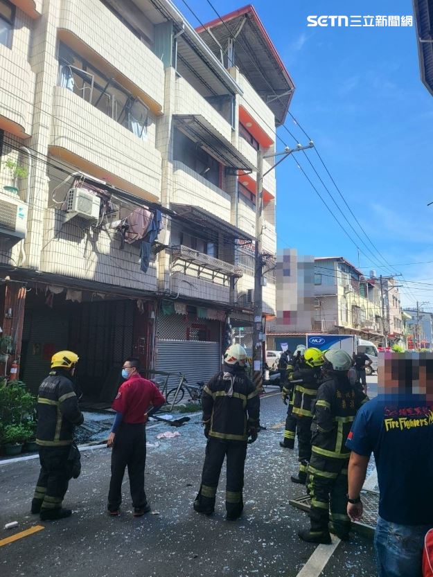 南投埔里鎮發生瓦斯氣爆意外，1名57歲男子重傷命危。（圖／翻攝畫面）