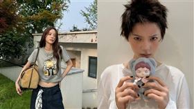 歐陽娜娜變短髮讓大眾驚訝。（圖／翻攝自歐陽娜娜微博）