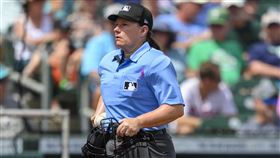 ▲MLB首位女裁判帕沃兒（Jen Powal）。（圖／美聯社／達志影像）