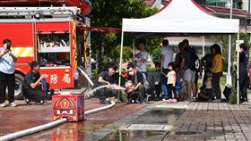 台中,消防局,父親節,親子闖關,活動,消防帥老爸（圖／台中市消防局提供）