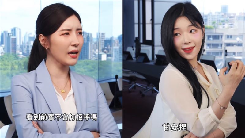 南珉貞（左）與趙娟週（右）挑戰以台語拍廣告大獲好評。（圖／翻攝自IG@taiwanbeer.official）