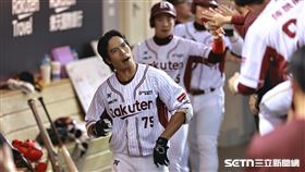 ▲中職36年例行賽，樂天桃猿林智平代打炸裂追平3分砲。（圖／記者劉彥池攝影）