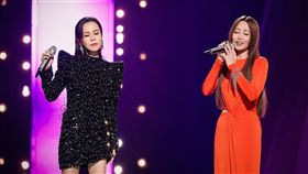 《歌手2025》A-Lin、彭佳慧疑被衝康 圖／翻攝自彭佳慧微博