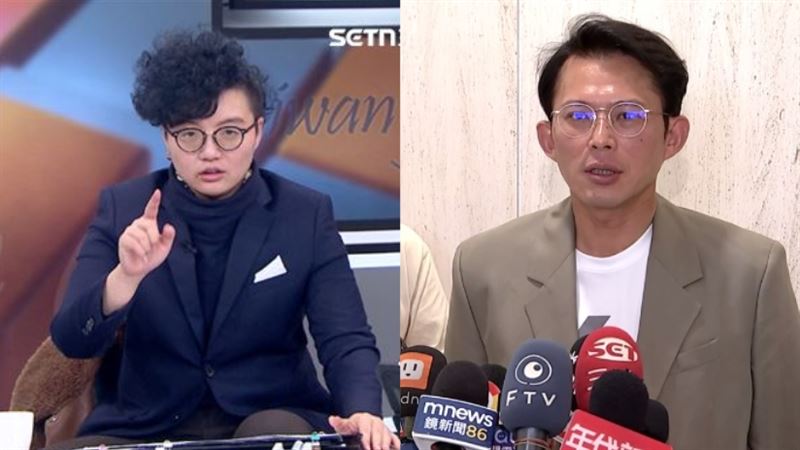 吳靜怡批評黃國昌「刻意帶風向操作誤導公眾,無助貿易難題!」(組合圖)