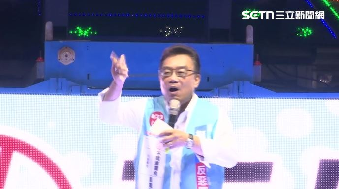 林國成幫顏寬恒反罷免,又爆粗口罵「靠X」。(圖/翻攝畫面)