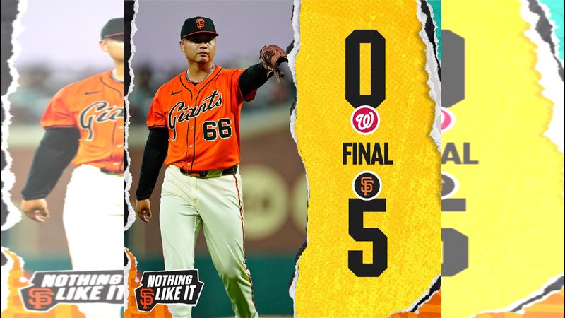 鄧愷威5局好投拿下勝投。（圖／翻攝自X平台 @SFGiants）
