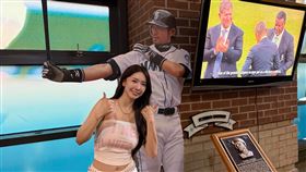 ▲Fubon Angels成員禾羽到水手主場觀賽，巧遇「鈴木一朗名人堂週」。（圖／承信運動行銷提供） 