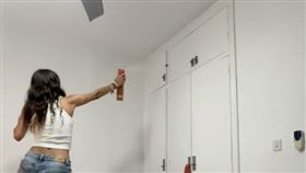 抖音,蟑螂,滅蟑,,小強,正妹