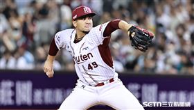 ▲中職36年例行賽，樂天桃猿先發投手威能帝。（圖／記者劉彥池攝影）