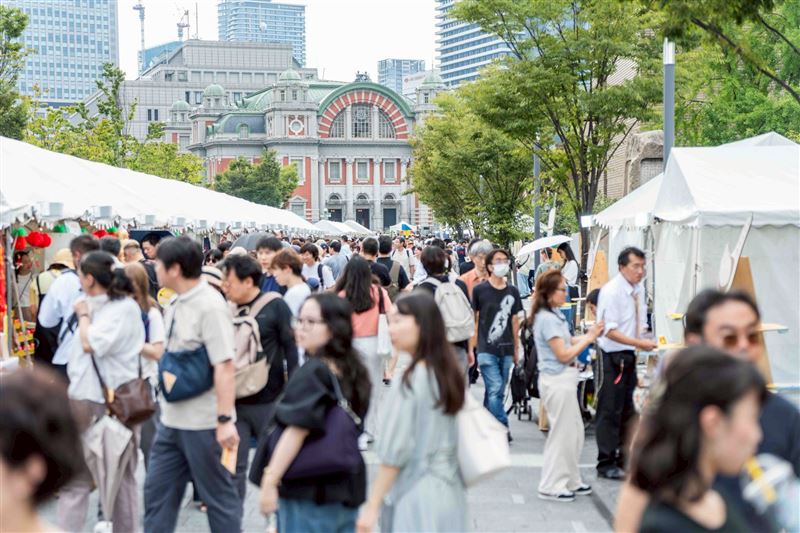 TAIWAN PLUS 2025大阪登場，首日逾萬人潮。（圖／文總提供）
