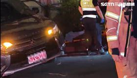 新北中和區今（10）日凌晨發生一起死亡車禍。（圖／翻攝畫面）