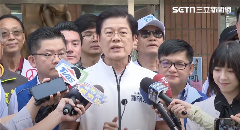 外傳將接副院長位子,羅明才表示,自己通常不會去想這個問題。(圖/翻攝畫面)
