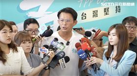 ▲黃國昌黨代表大會前受訪。（圖／翻攝畫面）