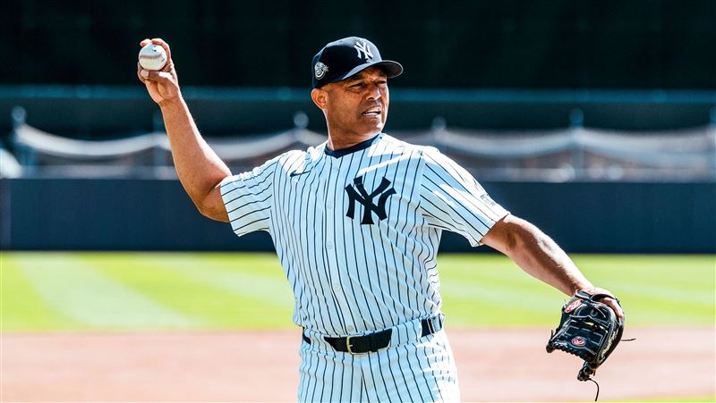 史上救援王李維拉（Mariano Rivera）10日參加洋基OB賽。（圖／翻攝自洋基 X）
