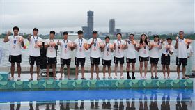 ▲台灣龍舟代表隊在8人座200公尺奪下銅牌。（圖／中華奧會提供） 