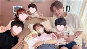 辻希美順利生下女寶。（圖／翻攝自辻希美IG）